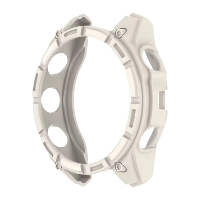 White protective case for Garmin Enduro 3 watch, designed to shield the watch from scratches and impacts.