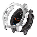 Silver protective case for Garmin epix Pro (Gen 2) 51mm watch, designed to safeguard the watch from scratches and impacts.