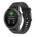 Clear protective case for Garmin fenix 5S Series watch by Habicare, showcasing a transparent cover on a smartwatch.