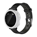 White protective watch case for Garmin Forerunner 235 series, designed to shield and enhance the smartwatch.