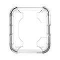 Clear protective case for Garmin Forerunner 25 Series watch by Habicare, showcasing the transparent, durable watch cover.