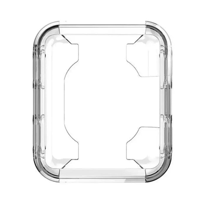 Clear protective case for Garmin Forerunner 25 Series watch by Habicare, showcasing the transparent, durable watch cover.