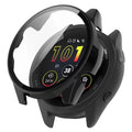 Black Habicare protective case for Garmin Forerunner 265S watch, offering durable coverage and protection.