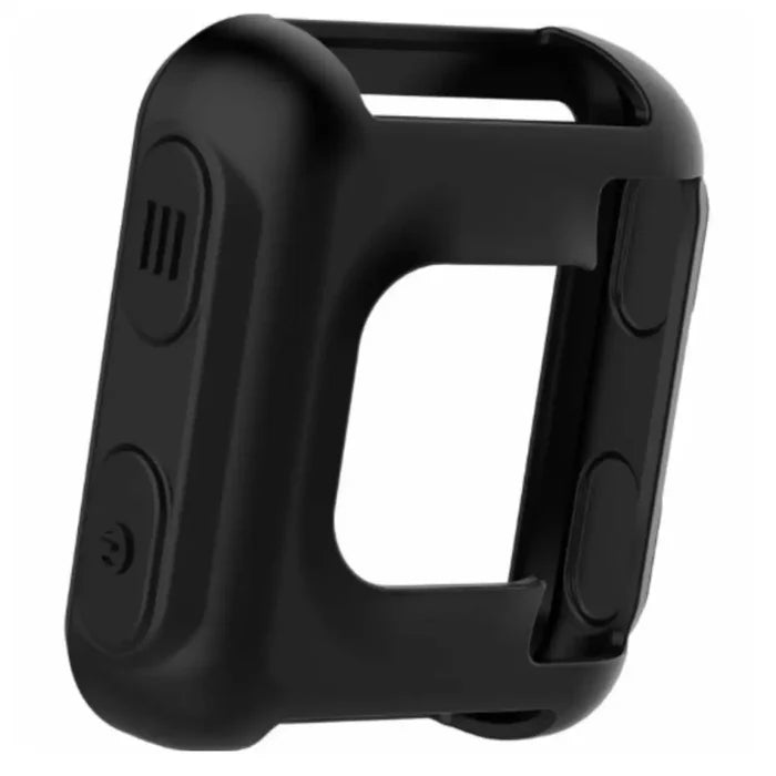 Black Habicare protective case for Garmin Forerunner 35 series watch, designed to safeguard the device.