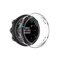 Clear protective case for Garmin Forerunner 45S smartwatch, designed to safeguard the watch while maintaining its sleek appearance.