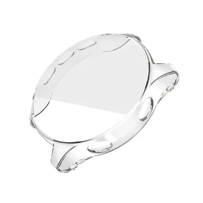 Clear protective case for Garmin Forerunner 935 watch by Habicare, showing a transparent, snug-fit accessory for watch protection.