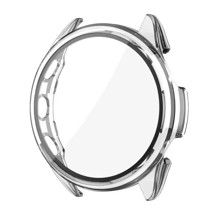 Clear protective watch case for Garmin Forerunner 970, showing a transparent ring around the watch in the image.