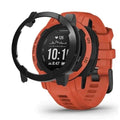 Black Habicare protective case for Garmin Instinct 2 Series 45mm watch, offers durable coverage and protection.