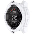 White protective watch case for Garmin Instinct E 40mm, designed to safeguard the Garmin Instinct E smartwatch.