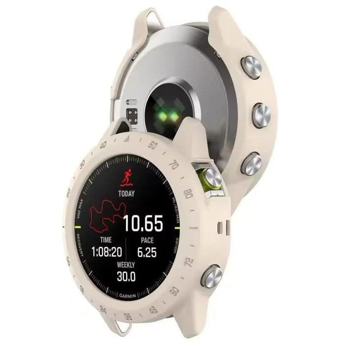 Ivory protective watch case for Garmin MARQ Series, fits smartwatches, made by That Watch Shop, offers durable protection.