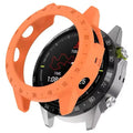Orange protective watch case for Garmin MARQ Series, made by That Watch Shop, designed to safeguard the smartwatch.