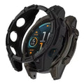 Black Habicare protective case for Garmin Tactix 8 51mm watch, made of durable material, shown fitted on the watch.