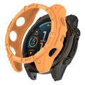 Orange protective watch case for Garmin Tactix 8 (51mm) by Habicare, designed to safeguard the watch.