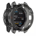 Clear protective watch case for Garmin Tactix Delta by Habicare, showing the transparent, snug-fitting design.