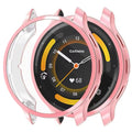Rose gold protective watch case for Garmin Venu 3S, fits snugly to safeguard the smartwatch from scratches and impacts.