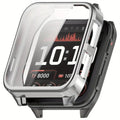 Gray Garmin Venu X1 protective watch screen protector, clear and durable, fitting snugly over the watch face for protection.