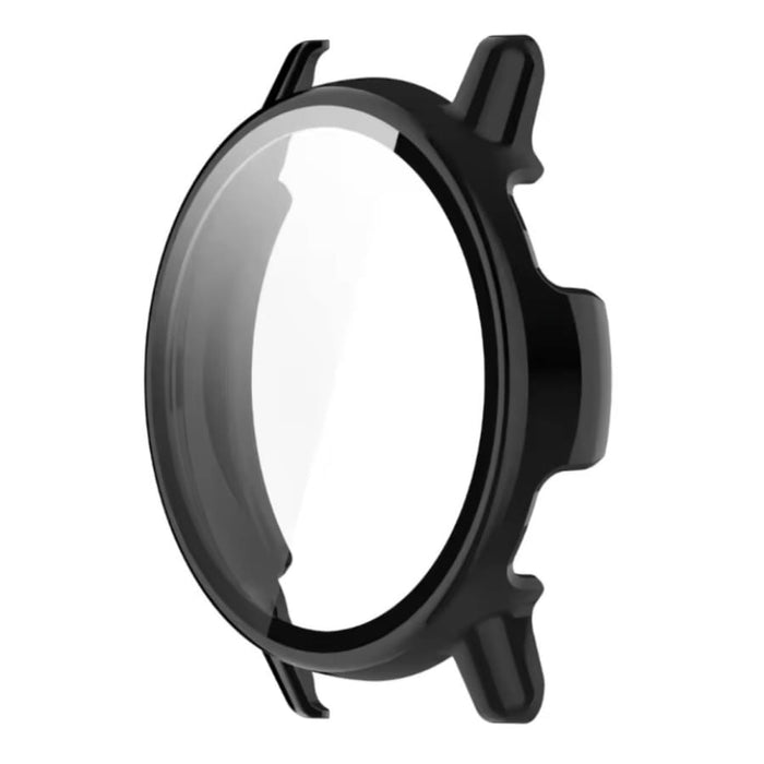 Black protective watch case for Garmin Vivoactive 5, designed to safeguard the smartwatch from scratches and impacts.