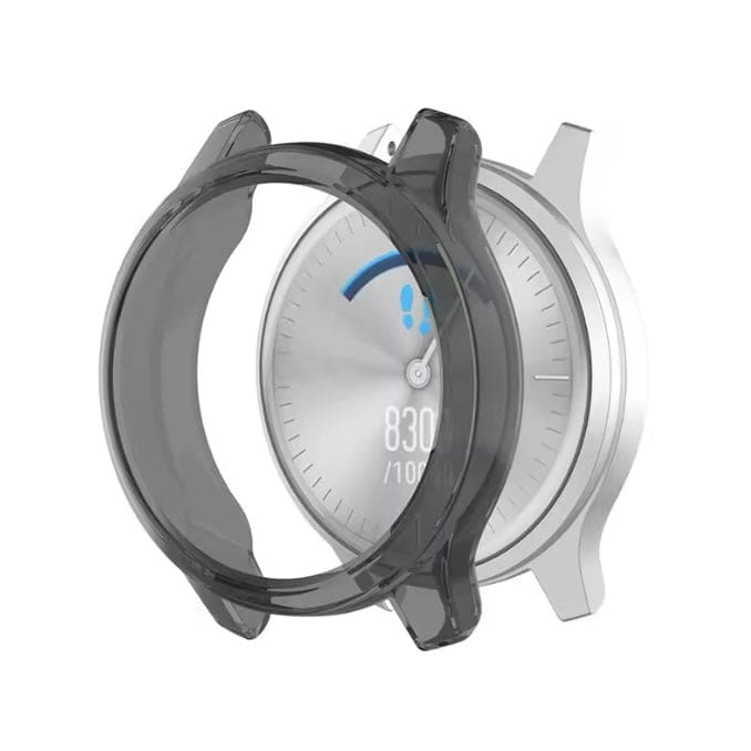 Black protective case for Garmin Vivomove Style smartwatch, designed to safeguard the watch from scratches and impacts.