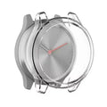 Clear protective case for Garmin Vivomove Trend watch by Habicare, showing the transparent cover fitting over the watch face.