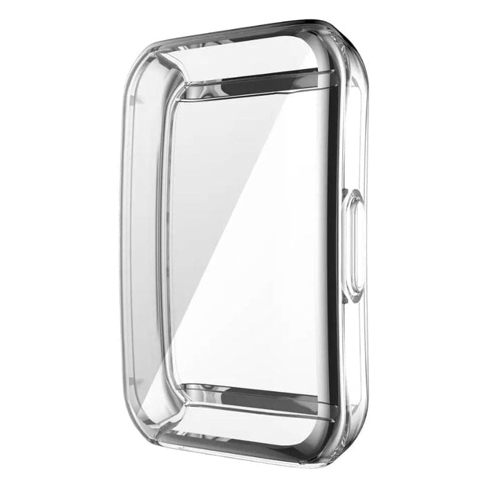Clear protective case for Huawei Band 8 and Band 9, designed to shield the smartwatch with a transparent, durable cover.