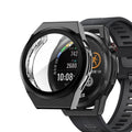 Black protective case for Huawei GT Runner smartwatch, designed to shield the watch from scratches and impacts.