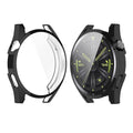 Black protective case for Huawei GT3 46mm smartwatch, designed to shield and enhance the watch's appearance.