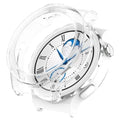 Clear protective case for Huawei GT3 Pro 43mm smartwatch by Habicare, showcasing the transparent cover on the watch face.