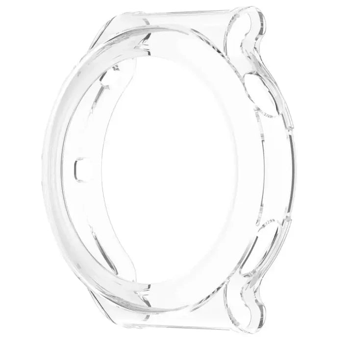 Clear protective case for Huawei GT3 Pro 43mm watch by Habicare, showing the transparent cover fitting the watch.