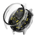 Clear protective case for Huawei GT4 41mm watch, made of durable material, shown on a smartwatch display.