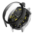 Black protective watch case for Huawei GT4 46mm, designed to fit and safeguard the smartwatch.
