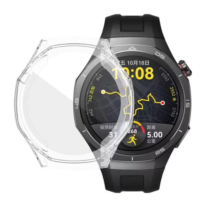 Clear protective case for Huawei GT5 Pro 46mm smartwatch, durable transparent design from That Watch Shop.