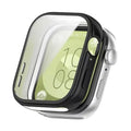 Black Habicare protective case for Huawei Watch Fit 3, offers durable coverage and style for your smartwatch.