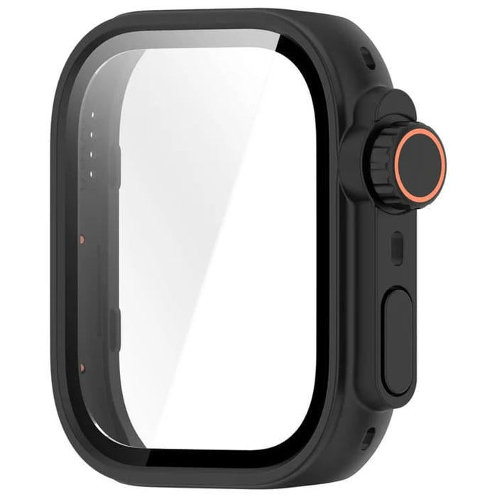 Black protective case for Huawei Watch Fit 4, designed to shield the smartwatch screen from scratches and impacts.