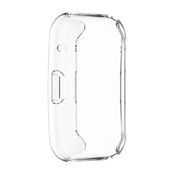 Clear protective case for Huawei Watch Fit by Habicare, showcasing a transparent cover fitting the smartwatch.