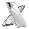 Clear protective case and screen protector for iPhone 17 by 9eight5, showcasing sleek transparency and durable design.