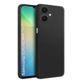 Black protective screen protector for Samsung Galaxy A06 5G by 9eight5, showcasing its slim, durable design on the device.