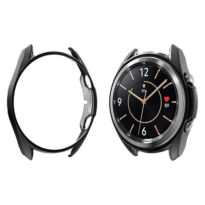 Black protective case for Samsung Galaxy Watch 3 (41mm), designed to safeguard the watch with a durable, snug fit.
