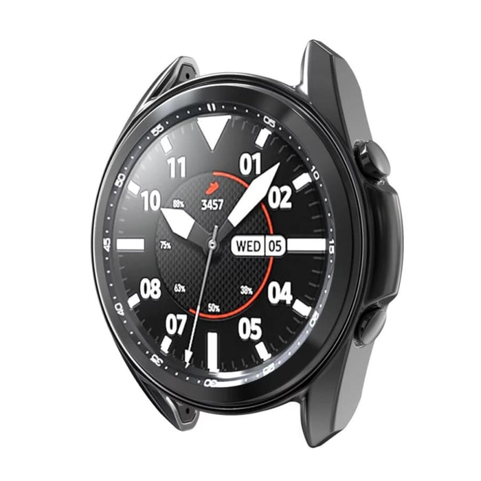 Black protective case for Samsung Galaxy Watch 3 (41mm) with durable, slim design, providing protection and style for your smartwatch.