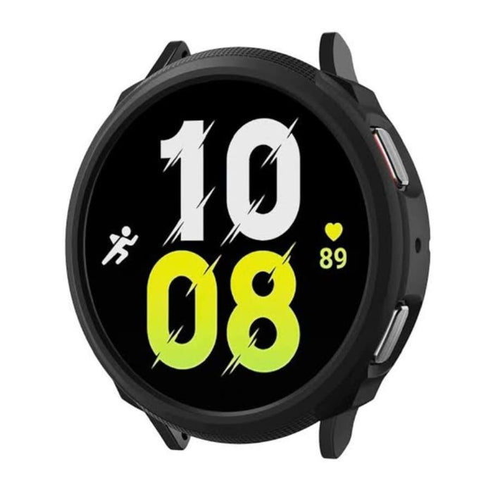Black protective case for Samsung Galaxy Watch 5 (44mm), designed to safeguard the smartwatch with durable material.