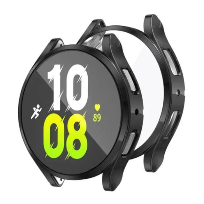 Black protective case for Samsung Galaxy Watch 5 (44mm), designed to safeguard the watch with durable, sleek material.