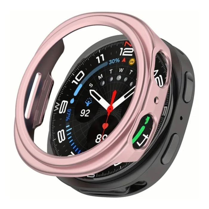 Pink Samsung Galaxy Watch 8 (40mm) screen protector case, protective cover for smartwatch from That Watch Shop.