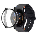 Black protective case for Samsung Galaxy Watch FE 40mm, designed to safeguard the smartwatch with a sleek fit.