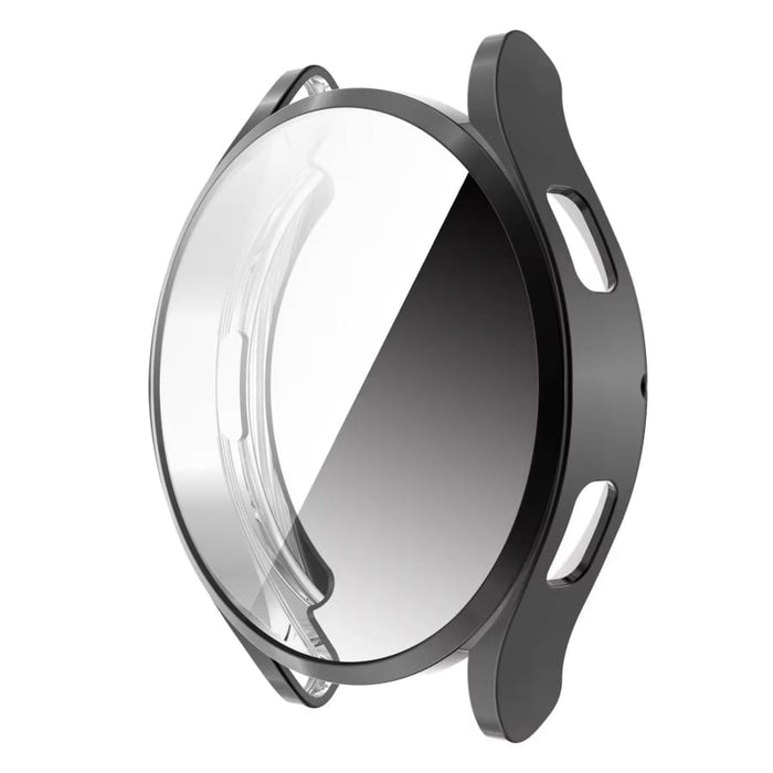 Black protective case for Samsung Galaxy Watch FE 40mm, designed to shield and cover the smartwatch from scratches and impacts.