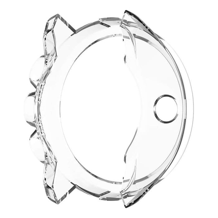 Clear protective watch case for Suunto Race S 2024, made by That Watch Shop, showing the transparent cover fitted over the watch.