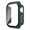Dark green Habicare TWS protective case for Apple Watch SE 44mm Series, made to shield and personalize the smartwatch.