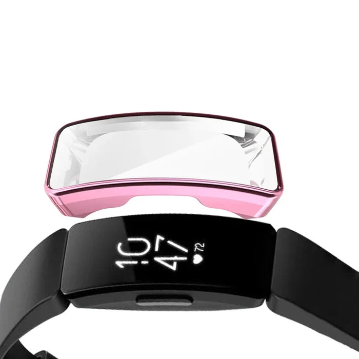 Habicare protective TWS case for Fitbit Inspire HR and Inspire, showing a sleek, durable cover designed to fit snugly around the device.
