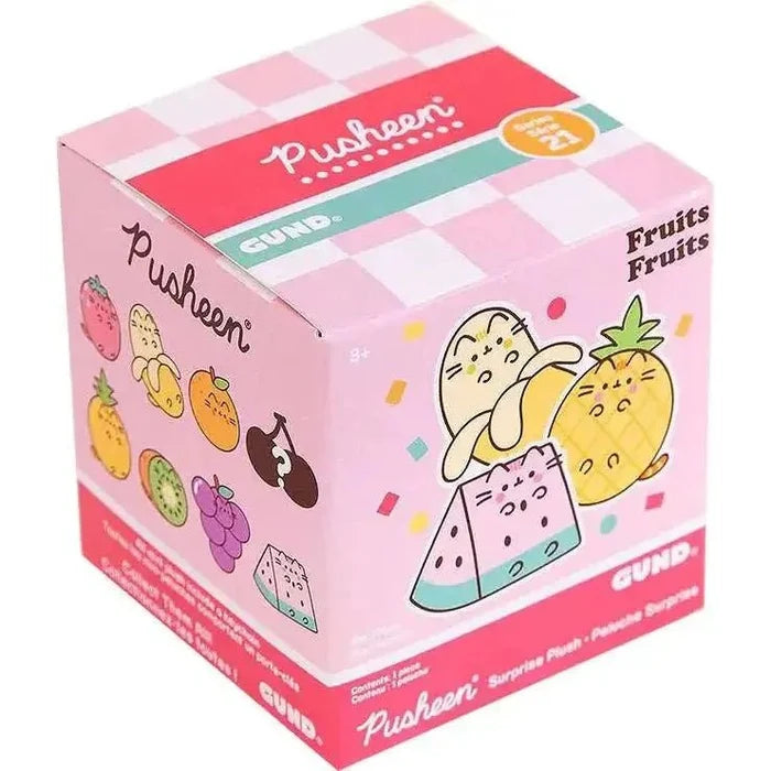Pusheen 3 Inch Fruit Surprise Mini Plush Clip Blind Box by GUND - Owl & Goose Gifts