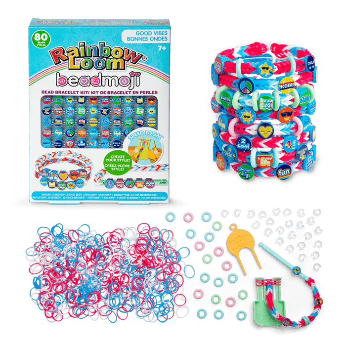Rainbow Loom Beadmoji™ Bracelet Kit - GOOD VIBES - Owl & Goose Gifts