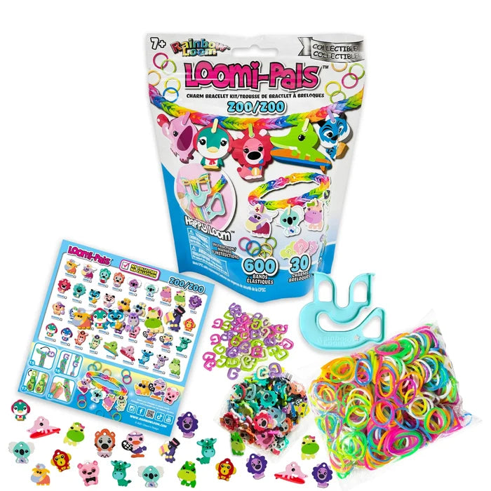 Rainbow Loom Loomi - Pals® Charm Bracelet Kit - Zoo - Owl & Goose Gifts