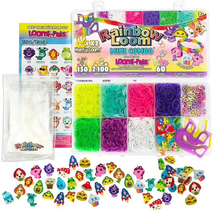 Rainbow Loom Loomi - Pals® Mini Combo Bracelet Kit - Owl & Goose Gifts